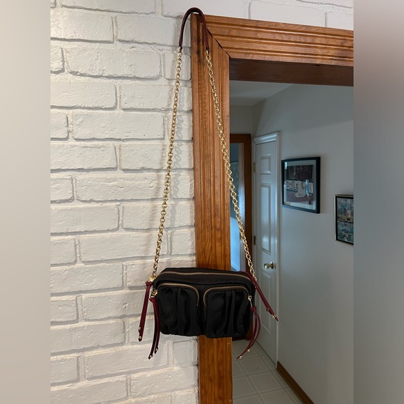 MZ Wallace Handbags - MZ Wallace Nylon Gold Chain Crossbody/Shoulder Bag